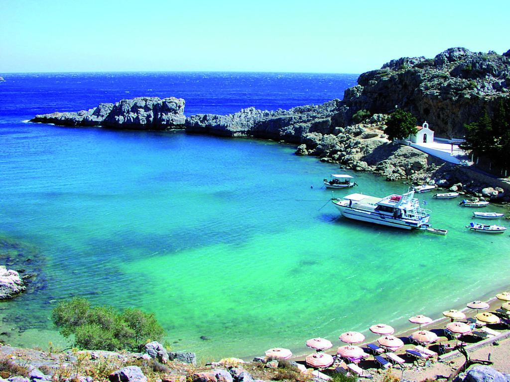 Lindos Anatoli Luxury Villa Esterno foto